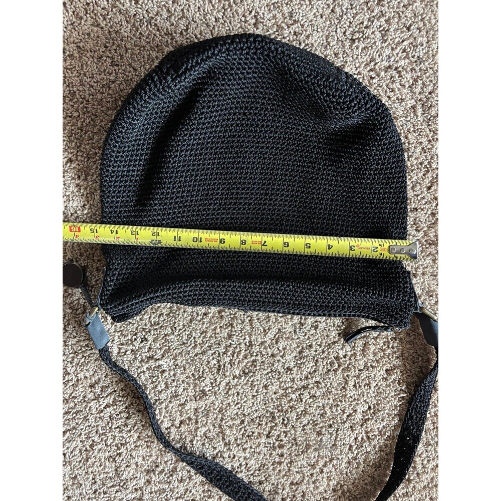 The Sak Black Crocheted Purse Bag 12” x 14” - Picture 5 of 6